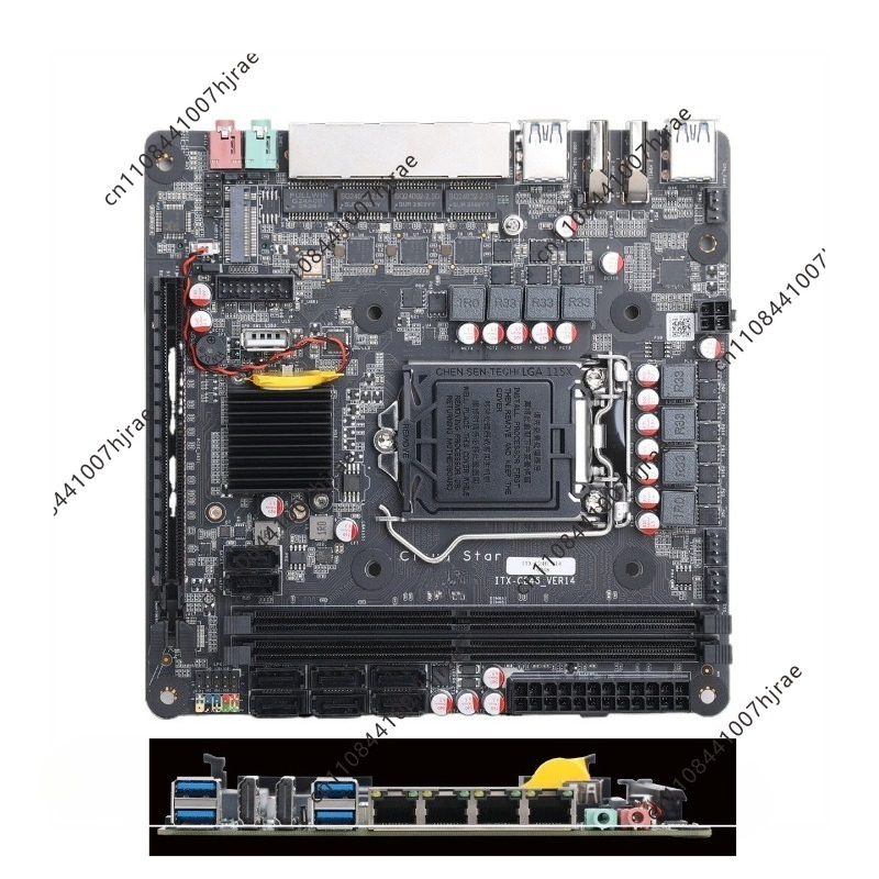 Nas Motherboard 8 Sata Mini Itx - Mini ITX C246 NAS moederbord LGA1151,